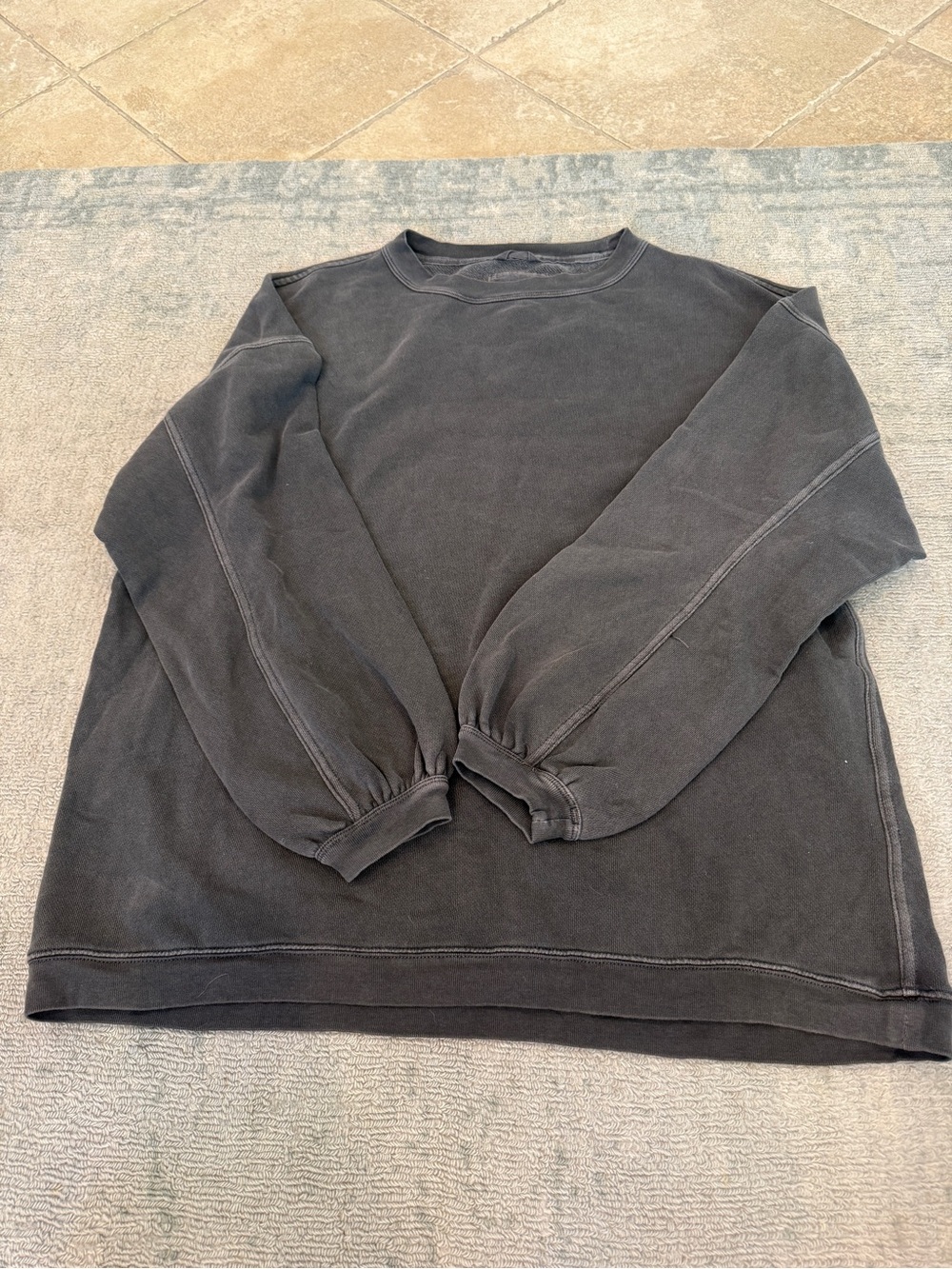aerie women’s Charcoal Crewneck Sweatshirt